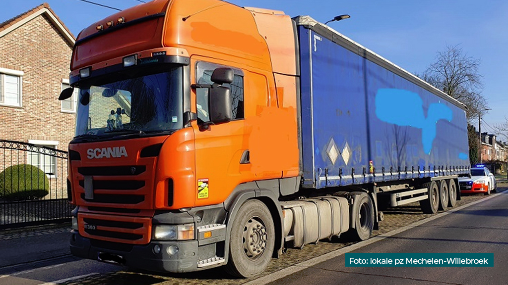 4.046 euro aan boetes voor vrachtwagen die niet in orde was RTV