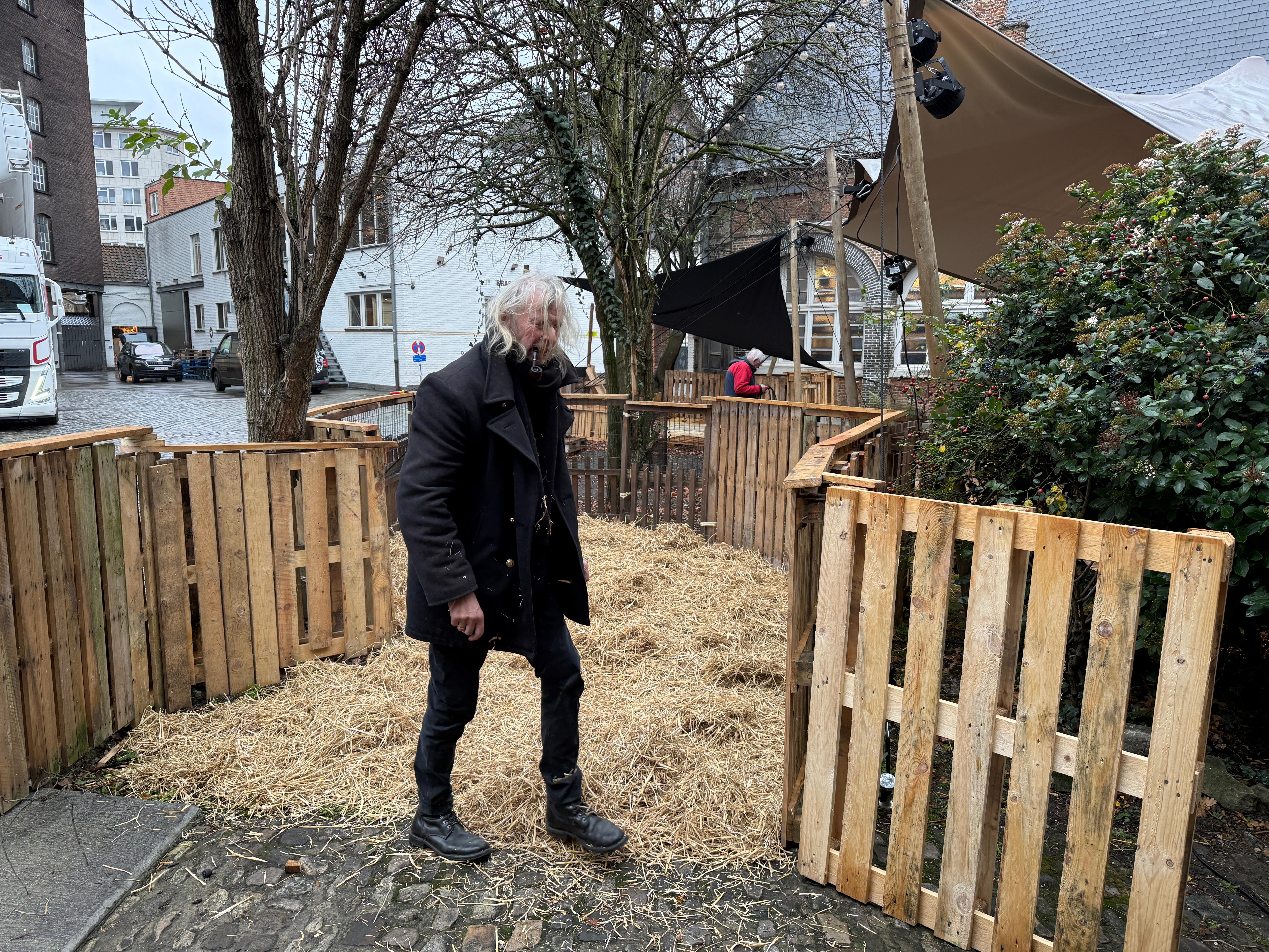 Levende kerststal keert dit weekend terug naar brouwerij Het Anker in Mechelen