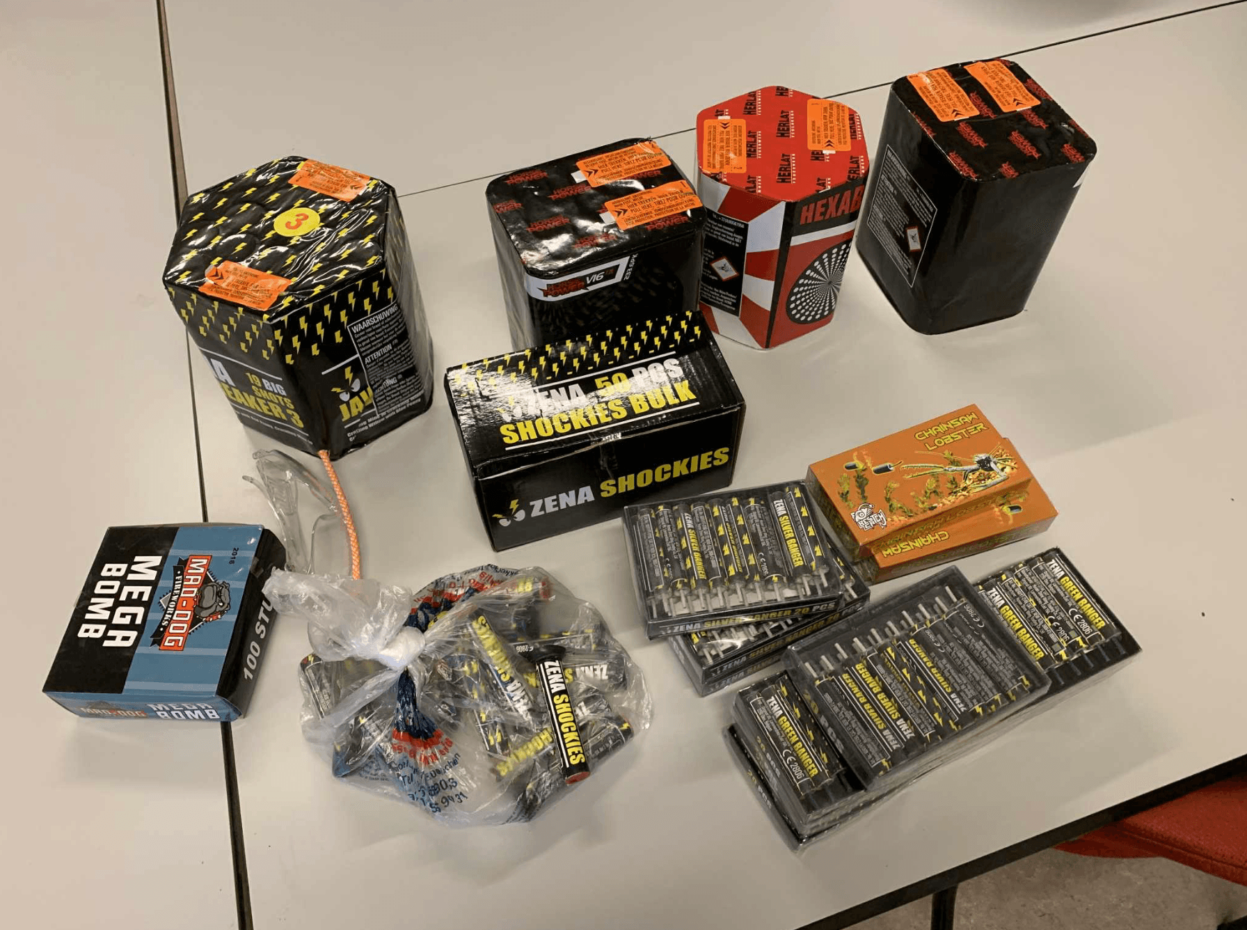 14-jarige betrapt met bijna 500 stuks vuurwerk in Mechelen
