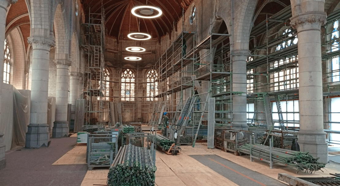 Laatste restauratiefase van de Colomakerk in Mechelen gaat van start