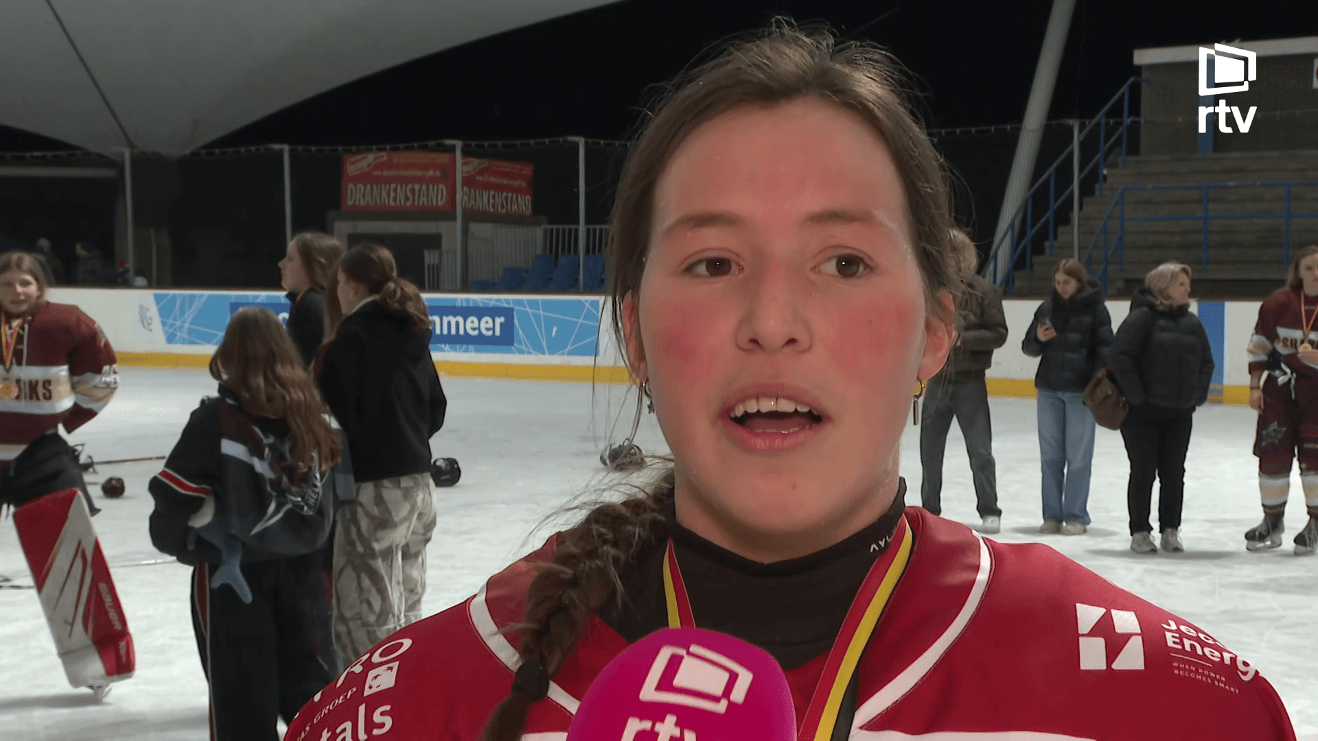 Na de overwinning in de beker: 