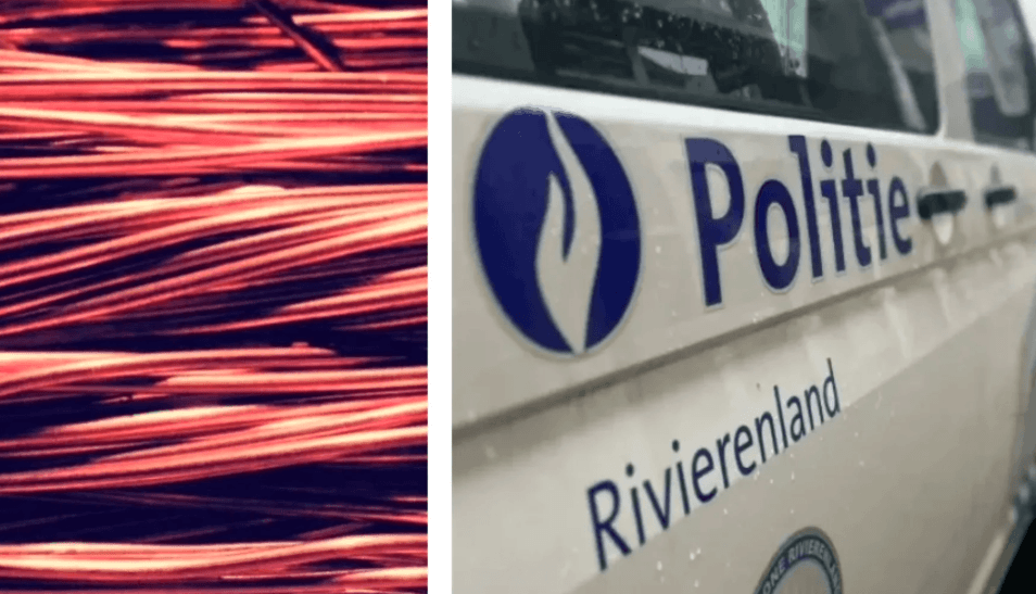 Twee Roemenen betrapt na grote koperdiefstal langs het spoor in Mechelen