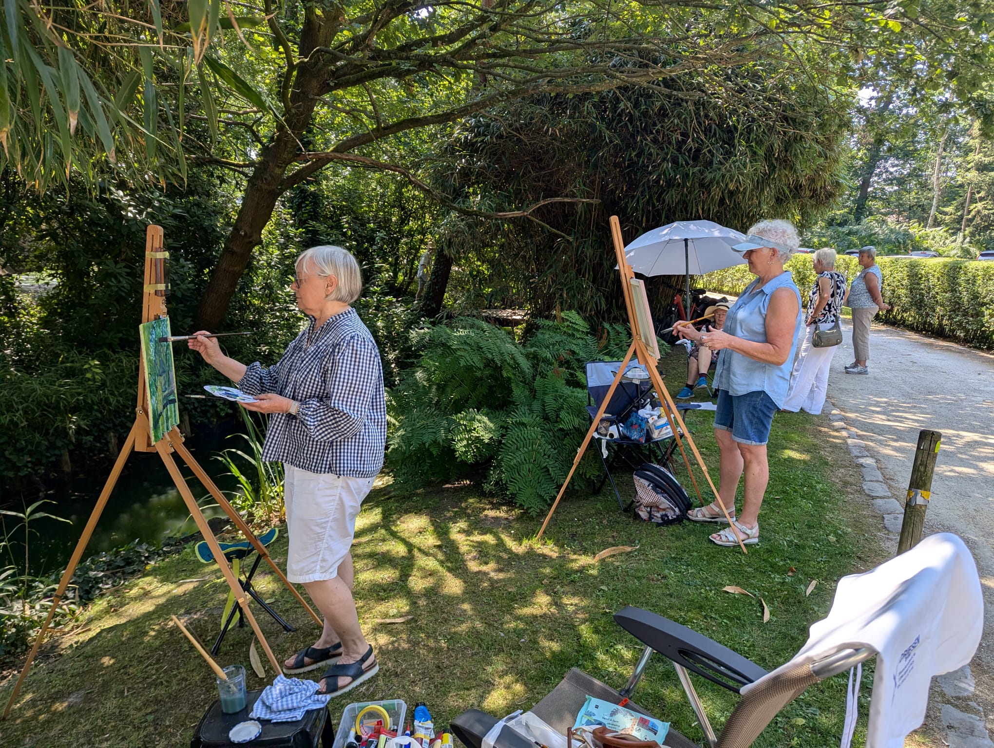 Zonovergoten zomerschilderdag lokt amateurkunstenaars naar Putte