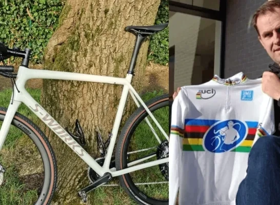 Ex-wereldkampioen Erwin Vervecken gestolen fietsen Ex-wereldkampioen Erwin Vervecken gestolen fietsen