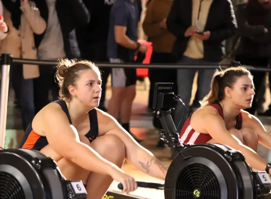 Anke De Borger BK indoor roeien Anke De Borger BK indoor roeien