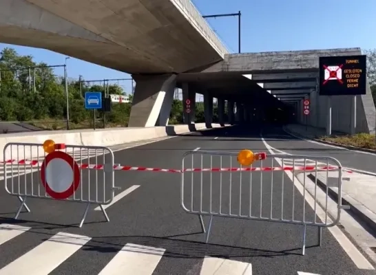 Margaretunnel Mechelen tangent Margaretunnel Mechelen tangent