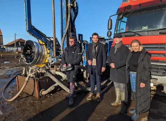 SAS Rijkevorsel, eerste boring