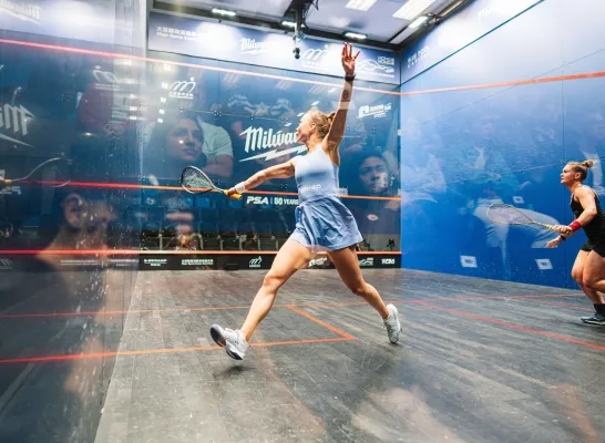 Nele Gilis in actie Nele Gilis in actie