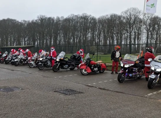 kerstmannen motoren rondrit 