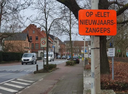 Opgelet voor de nieuwjaarszangertjes! Opgelet voor de nieuwjaarszangertjes!