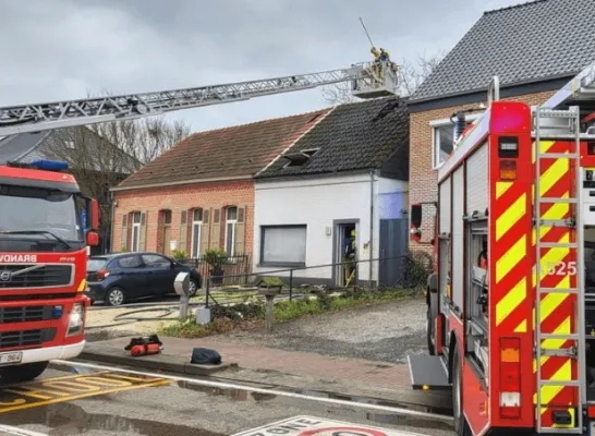 brand Meerhout huis onbewoonbaar brand Meerhout huis onbewoonbaar