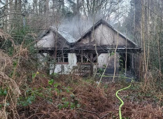 brand vakantiehuisje Mol-Ezaart