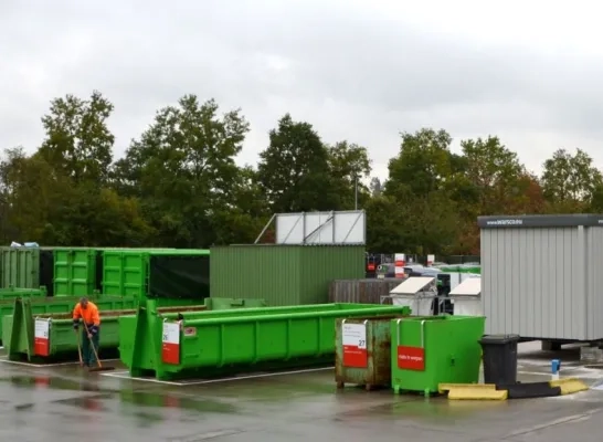 Recyclagepark containerpark sluiting Recyclagepark containerpark sluiting