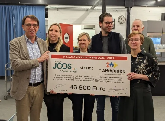 'tANtWOORD Group Joos Turnhout steun sociaal buurtrestaurant 'tHERT