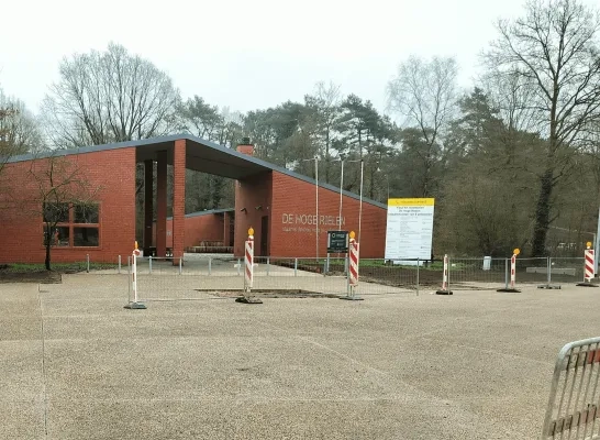 Hoge Rielen kruispunt Molenstraat werken Hoge Rielen kruispunt Molenstraat werken