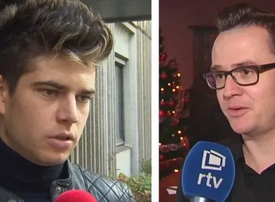 Wout van Aert en Nick Nuyens Wout van Aert en Nick Nuyens