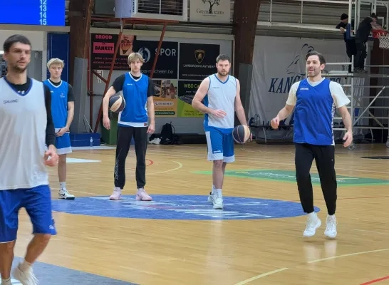Kangoeroes Mechelen mannen training basketbal Kangoeroes Mechelen mannen training basketbal