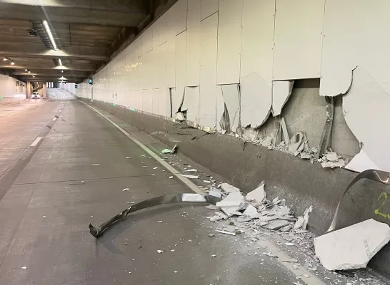 ongeval Margaretatunnel Mechelen