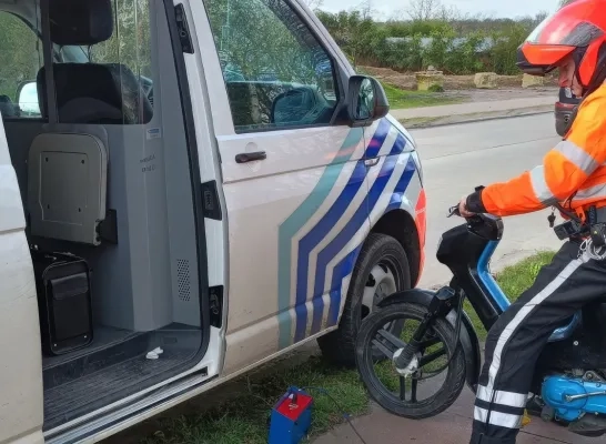 Bromfietscontrole politie Zuiderkempen Bromfietscontrole politie Zuiderkempen