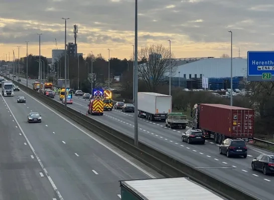 Ongeval E313 Herentals industrie Ongeval E313 Herentals industrie