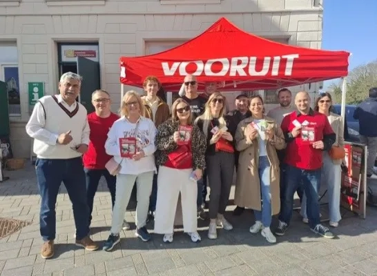 Vooruit op zaterdagmarkt in Geel Vooruit op zaterdagmarkt in Geel