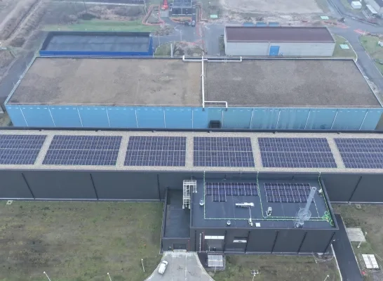 Het zonne-energieproject van NIRAS-Belgoprocess