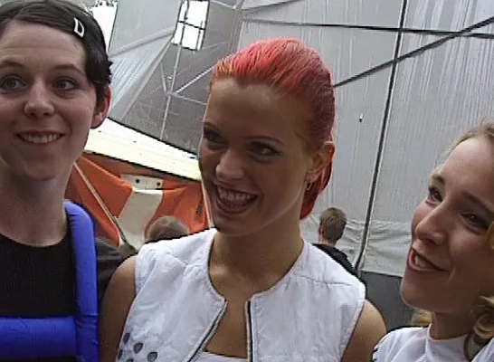 K3 Kristel Verbeke Karen Damen Kathleen Aerts Pennenzakkenrock 1999 K3 Kristel Verbeke Karen Damen Kathleen Aerts Pennenzakkenrock 1999