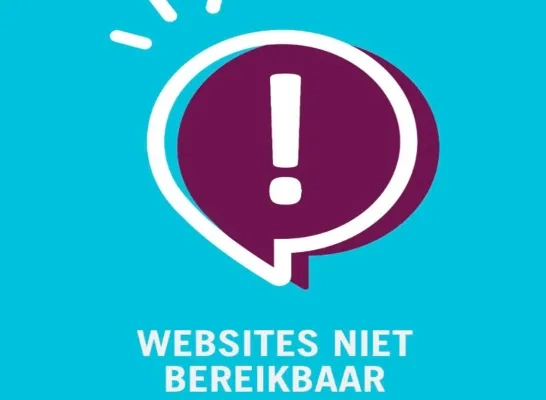 website niet bereikbaar 