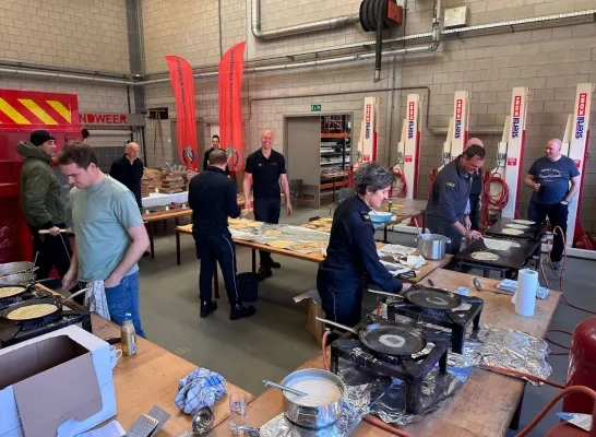 Brandweer pannenkoeken Geel Brandweer pannenkoeken Geel