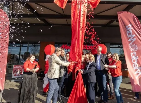 De opening van de Mediamarkt in Olen