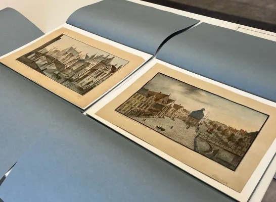 aquarel collectie stadsarchief Mechelen