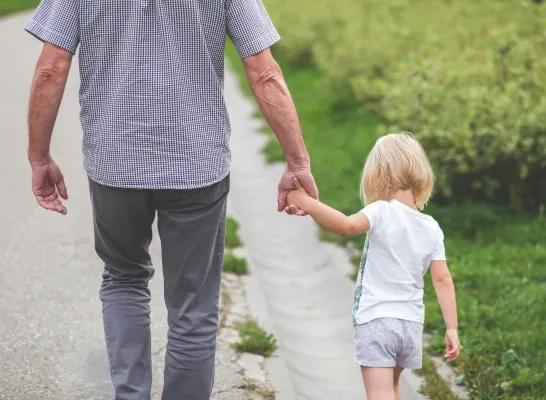 Wandelen met opa