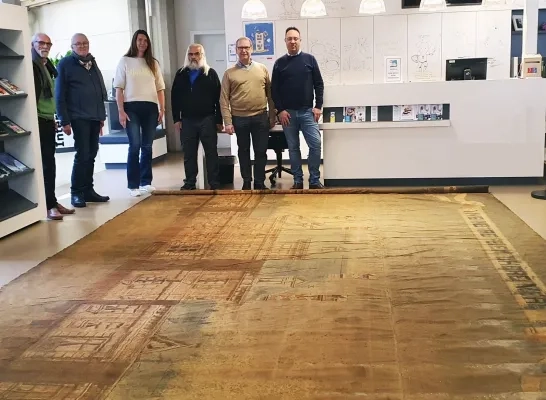 Uniek doek gevonden kasteel Hof Ter Laken Booischot Uniek doek gevonden kasteel Hof Ter Laken Booischot