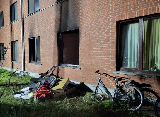 brand appartementsgebouw Mol