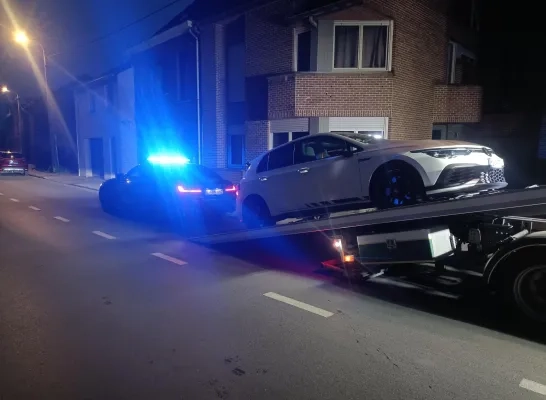 Auto in beslag genomen door politie