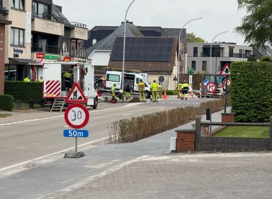 Gaslek in Eindhout-Laakdal