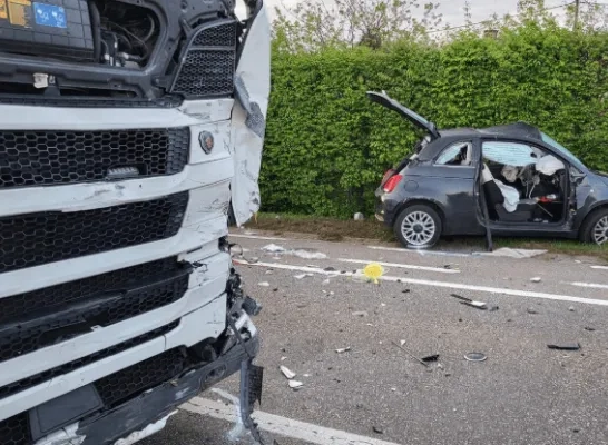 ongeval Herselt Aarschotsesteenweg, 1 dode en 4 gewonden