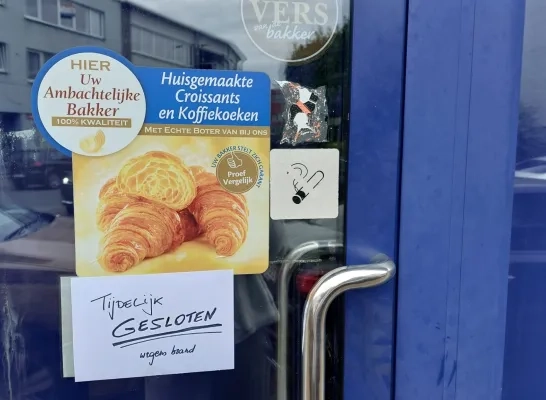 bakkerij Hombeek brand day after