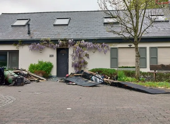 Brand woning Stuivenbergbaan Mechelen