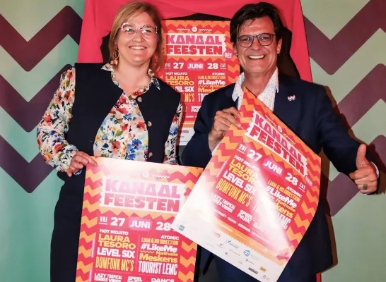 Affiche Kanaalfeesten 2025 Affiche Kanaalfeesten 2025