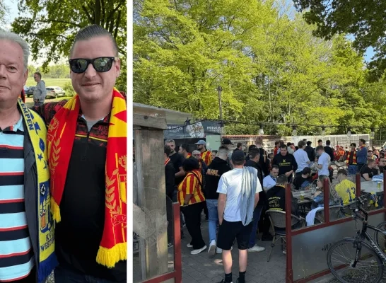 Westerlo-KV Mechelen: fans verbroederen de wedstrijd