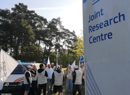 staking politievakbond aan JRC