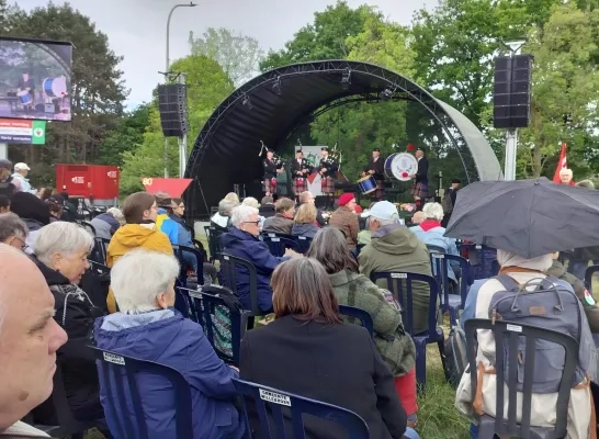 Herdenking 80 jaar bevrijding in Fort van Breendonk 