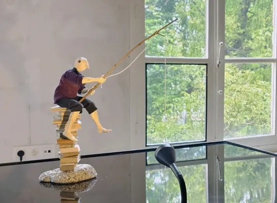 Gijs Vanhee tentoonstelling Home Mechelen vogelmannetje