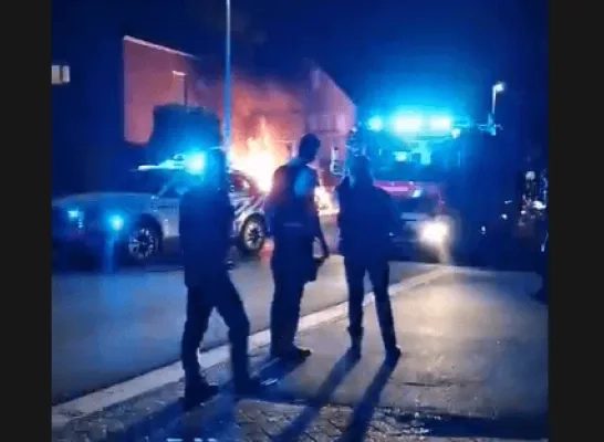 verdachte autobrand Dessel
