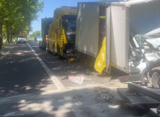 ongeval rotonde Antwerpseweg