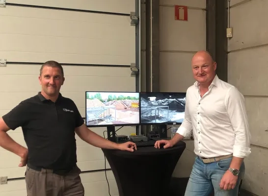 Recyclagebedrijf Heist JMC Putte brandalarm