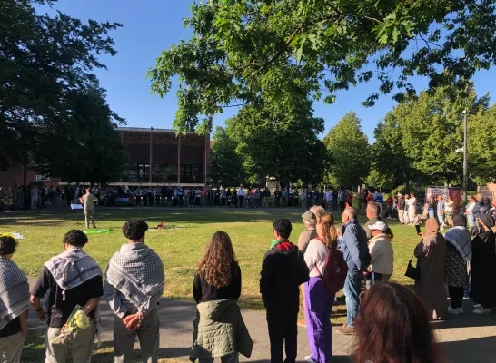 herdenking Nakba Palestina stiltecirkel Turnhout Warandeplein