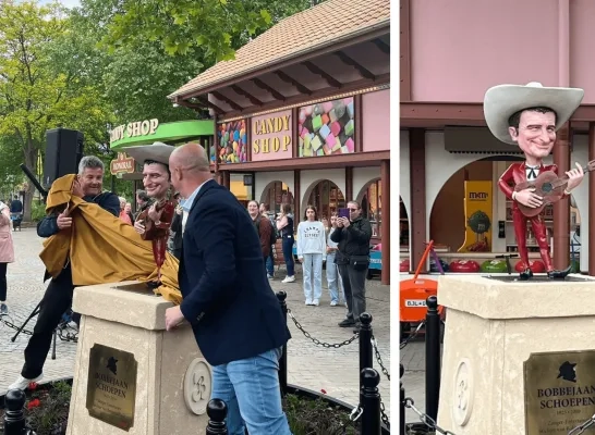 Plein en standbeeld voor Bobbejaan Schoepen