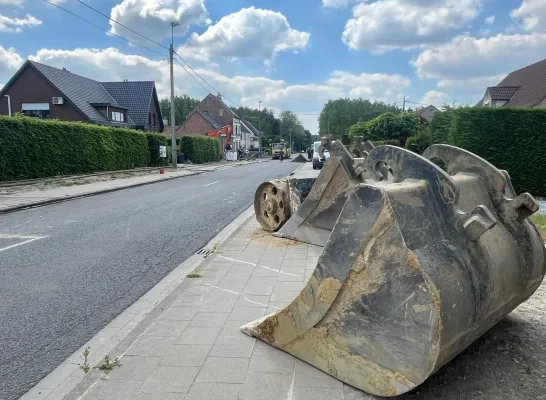 Wegenwerken in Bonheiden